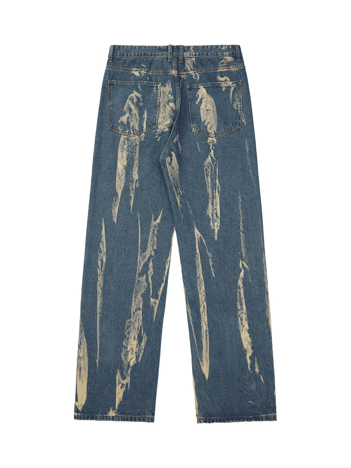 1984 Lightning Flying Tie-Dye Hip-Hop Jeans