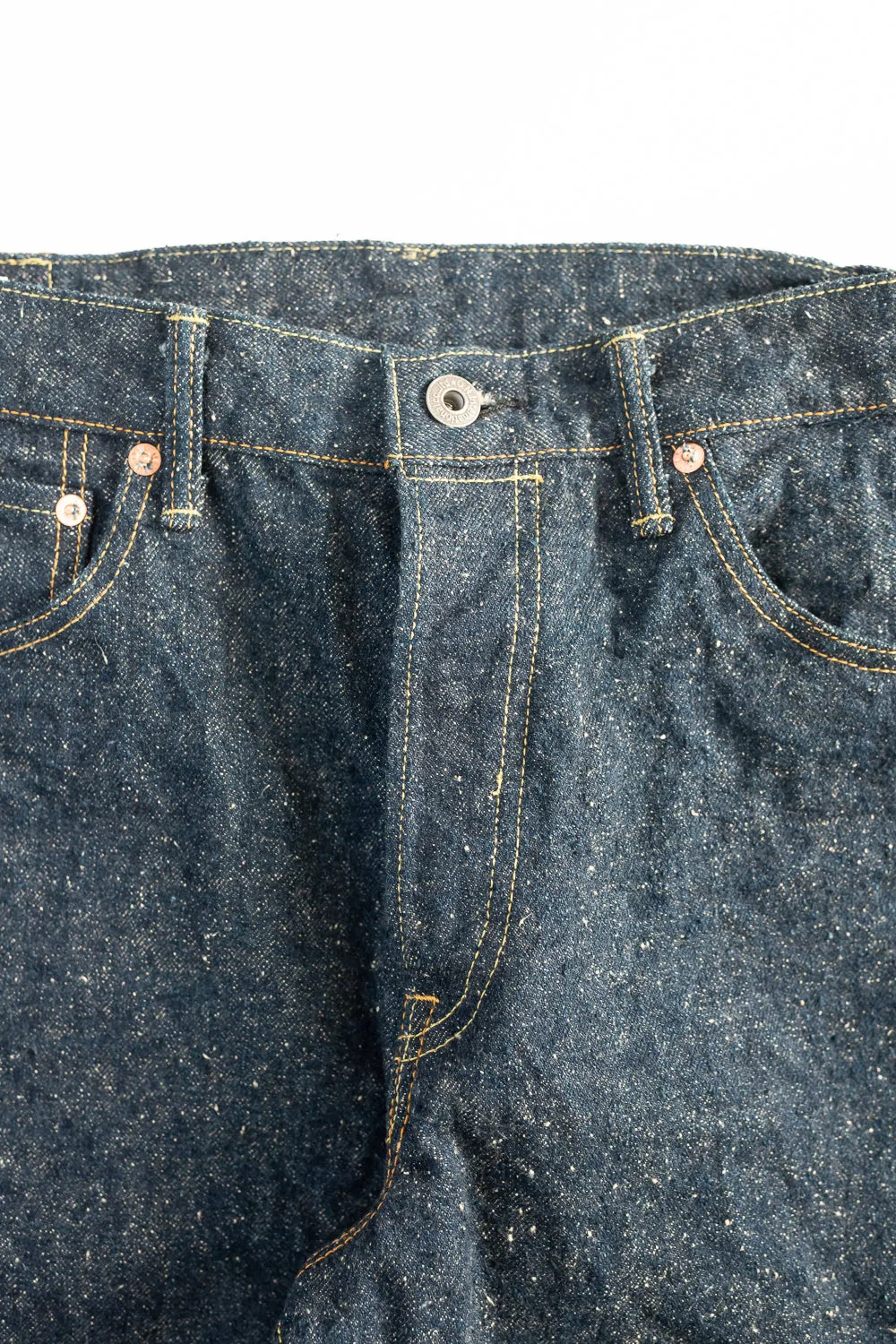 246-CCD-KB - 15oz "Crushed Concrete Kabuki" Selvedge Denim - Neat Straight