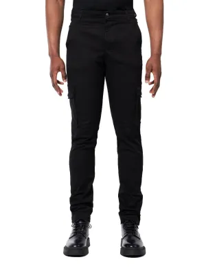 BASIC CARGO PANTS | BLACK