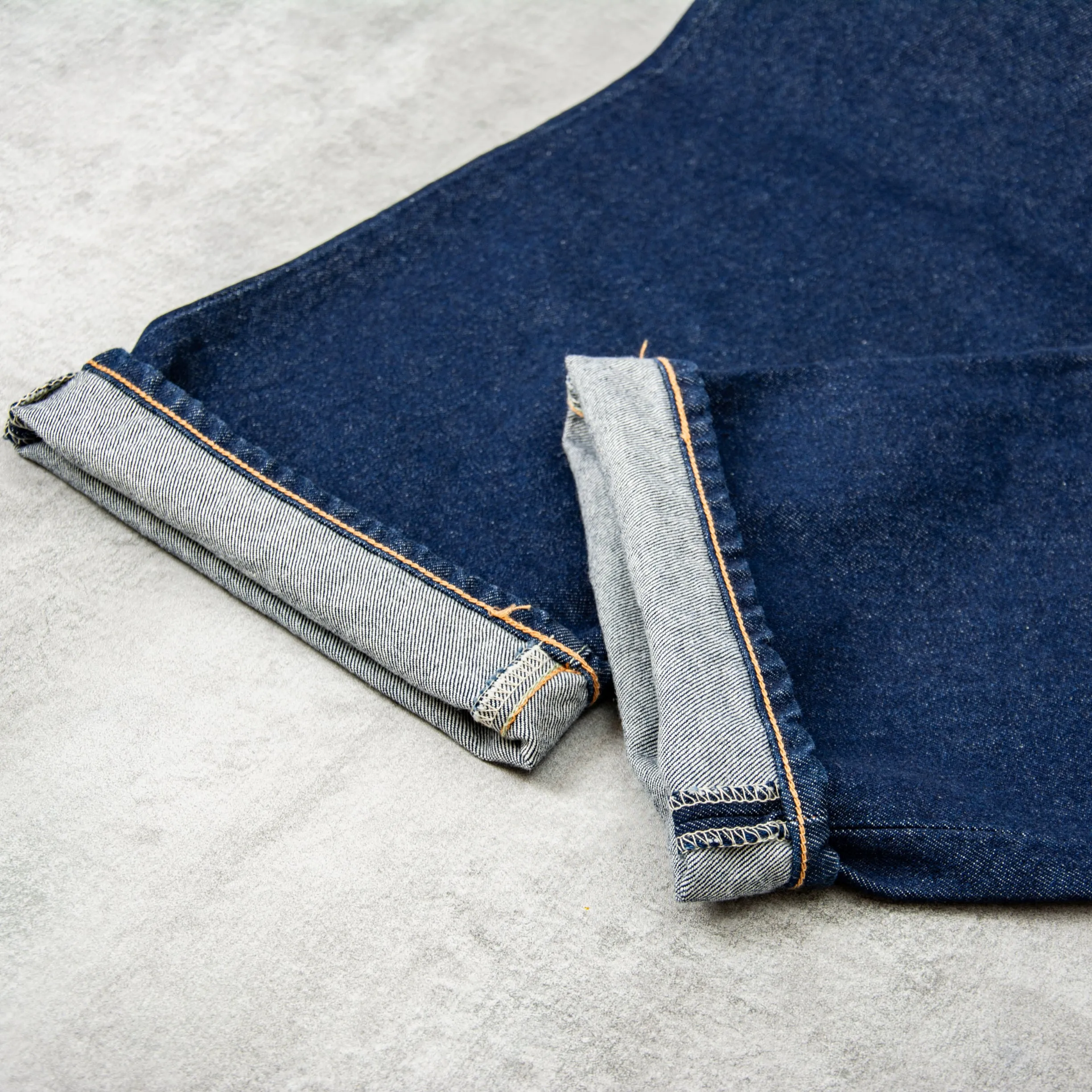 Edwin Wide Pant Jeans Kaihara Opened Denim - Blue Rinsed