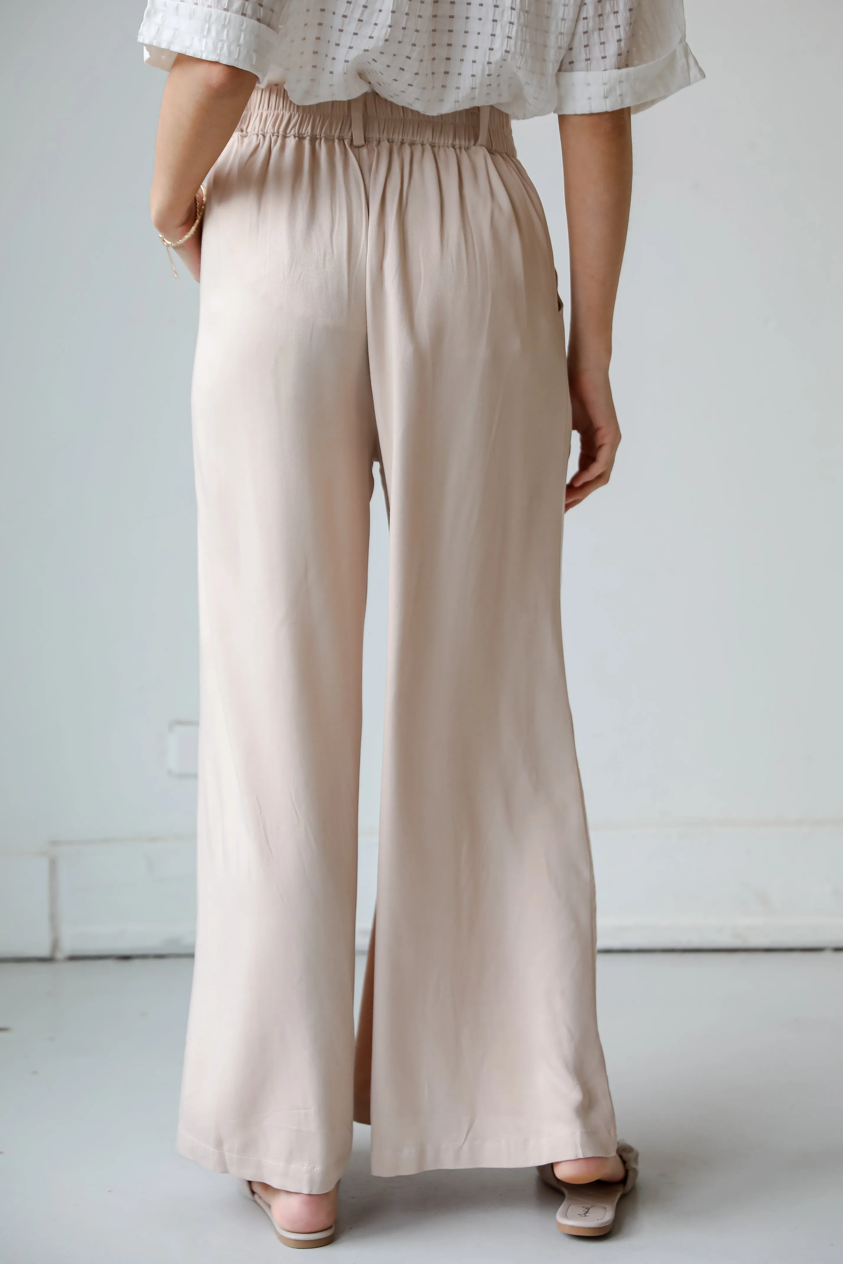 FINAL SALE - Confident Appeal Taupe Trouser Pants