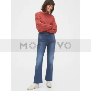 Gap High Ankle Flare Jeans