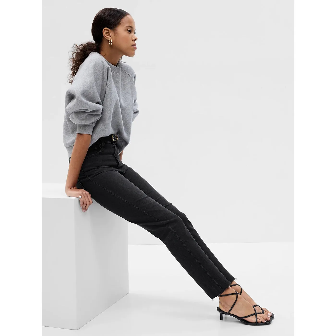 GP High Rise Mom Straight Jeans