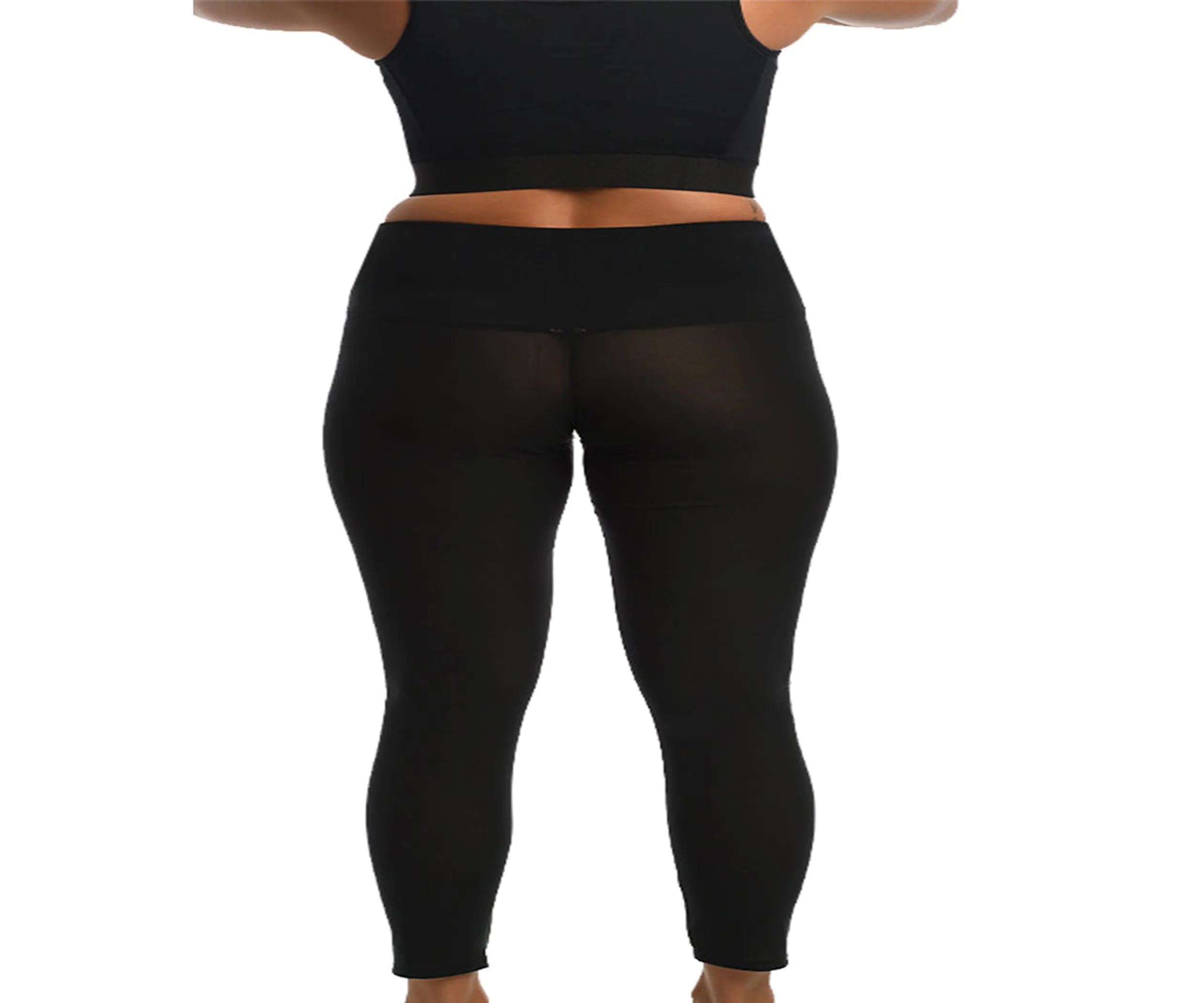 InstantFigure Power Curvy MESH Hi-waist leggings-no side seams