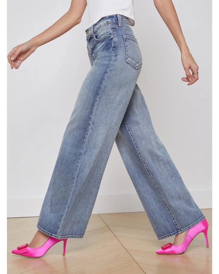 L'Agence Alicent Wide Leg Jeans