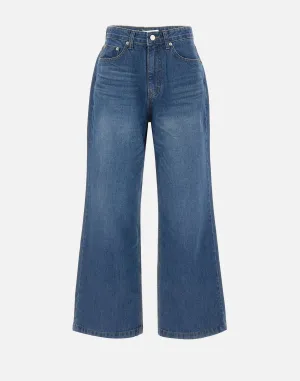 Loose Fit Cotton Denim Jeans