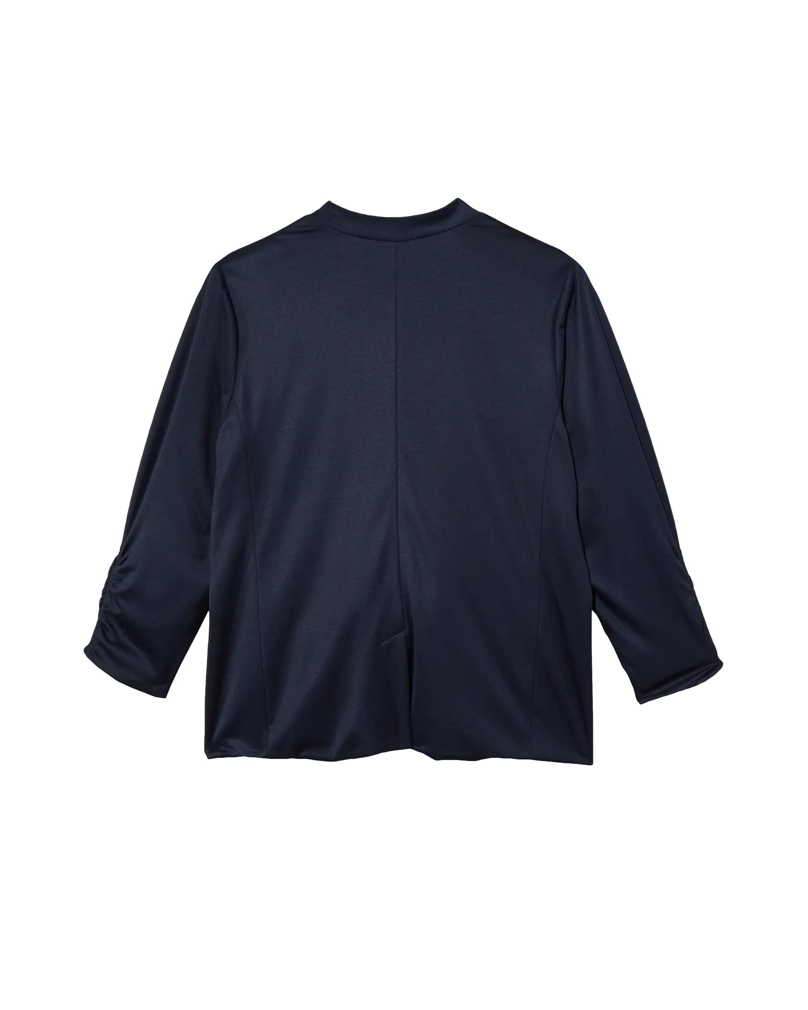 Meredith Ruched Sleeve Blazer | Navy