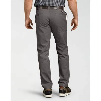 NEW - Dickies Men's FLEX Slim Fit Taper Multi-Use Pocket Work Pants - Gravel Gray 38x32