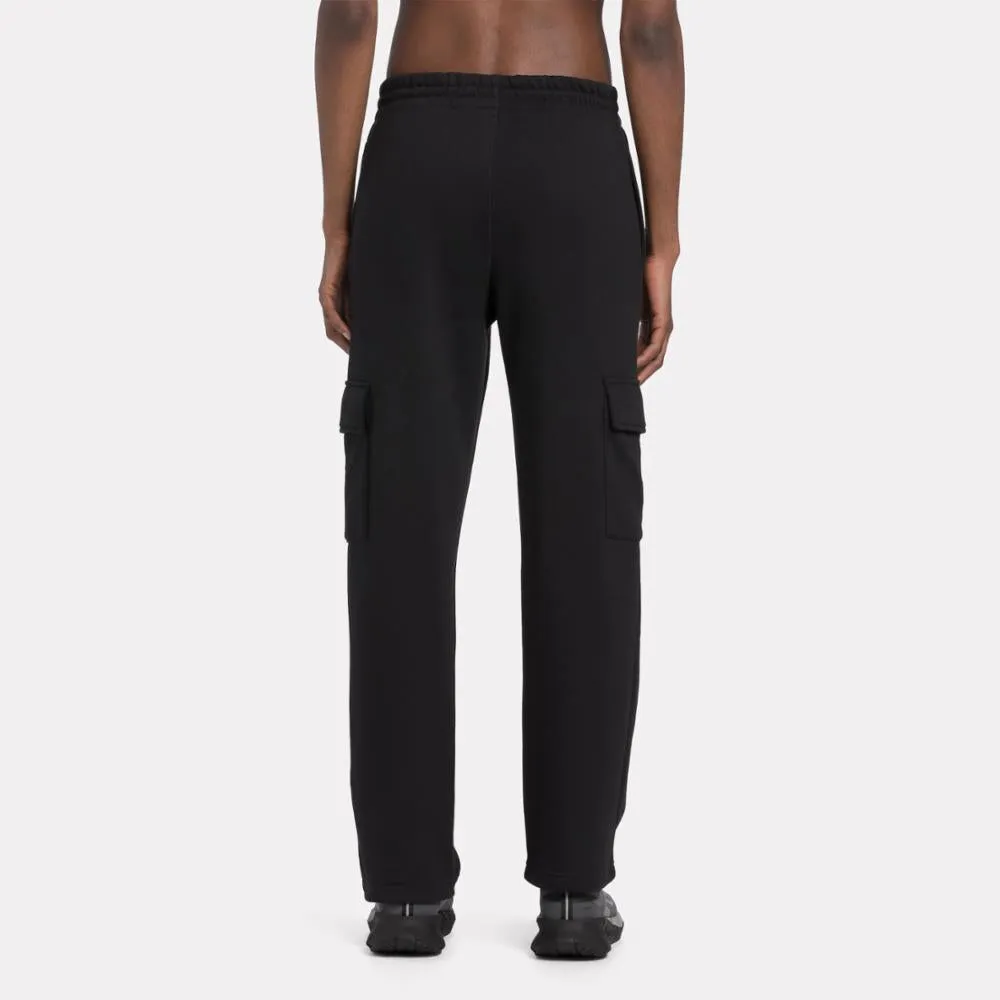 Reebok Apparel Men Reebok Identity Small Logo Track Pants BLACK