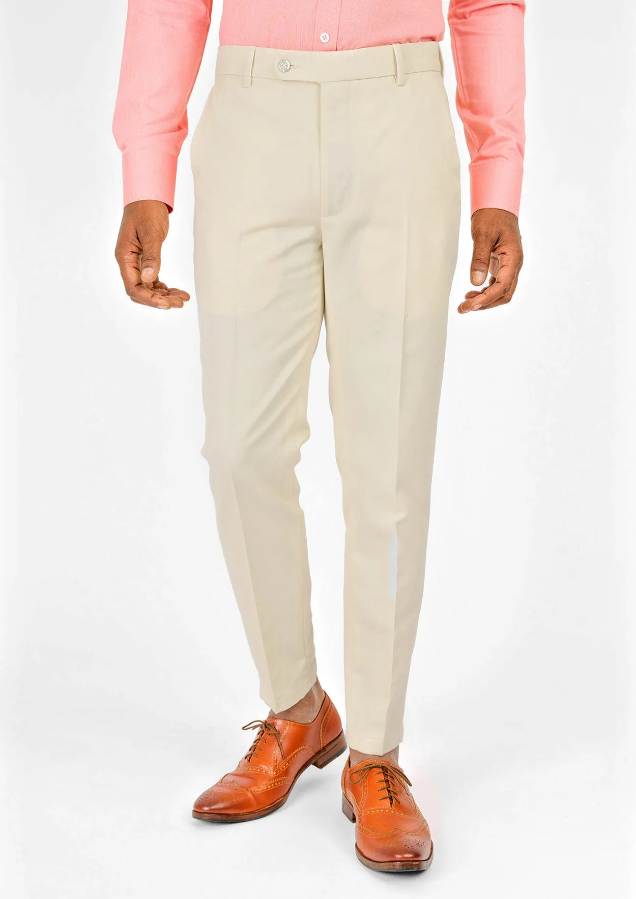 Sand Cotton Chino Pants