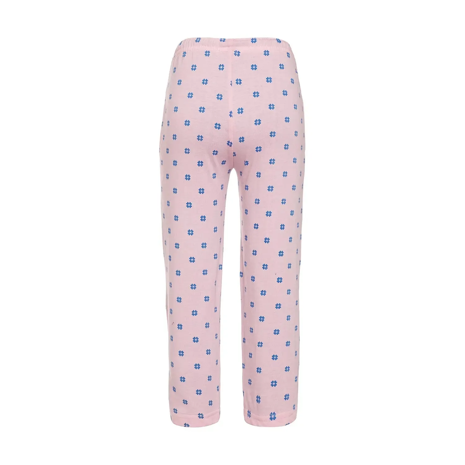 Vimal Jonney Regular Fit Cotton Blended Pink Track Pant For Kids