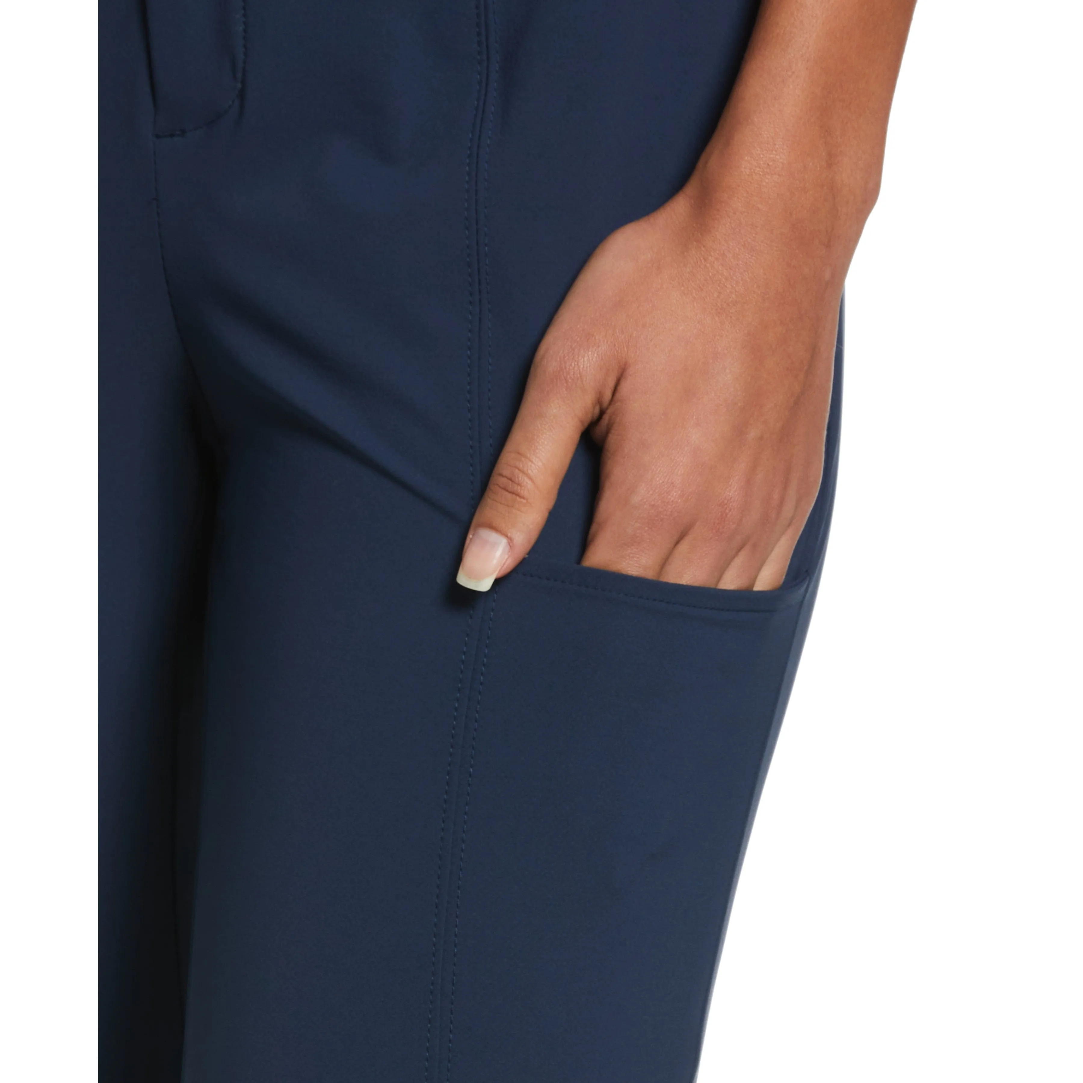 Womens Essential Dobby Back Slim Golf Trouser