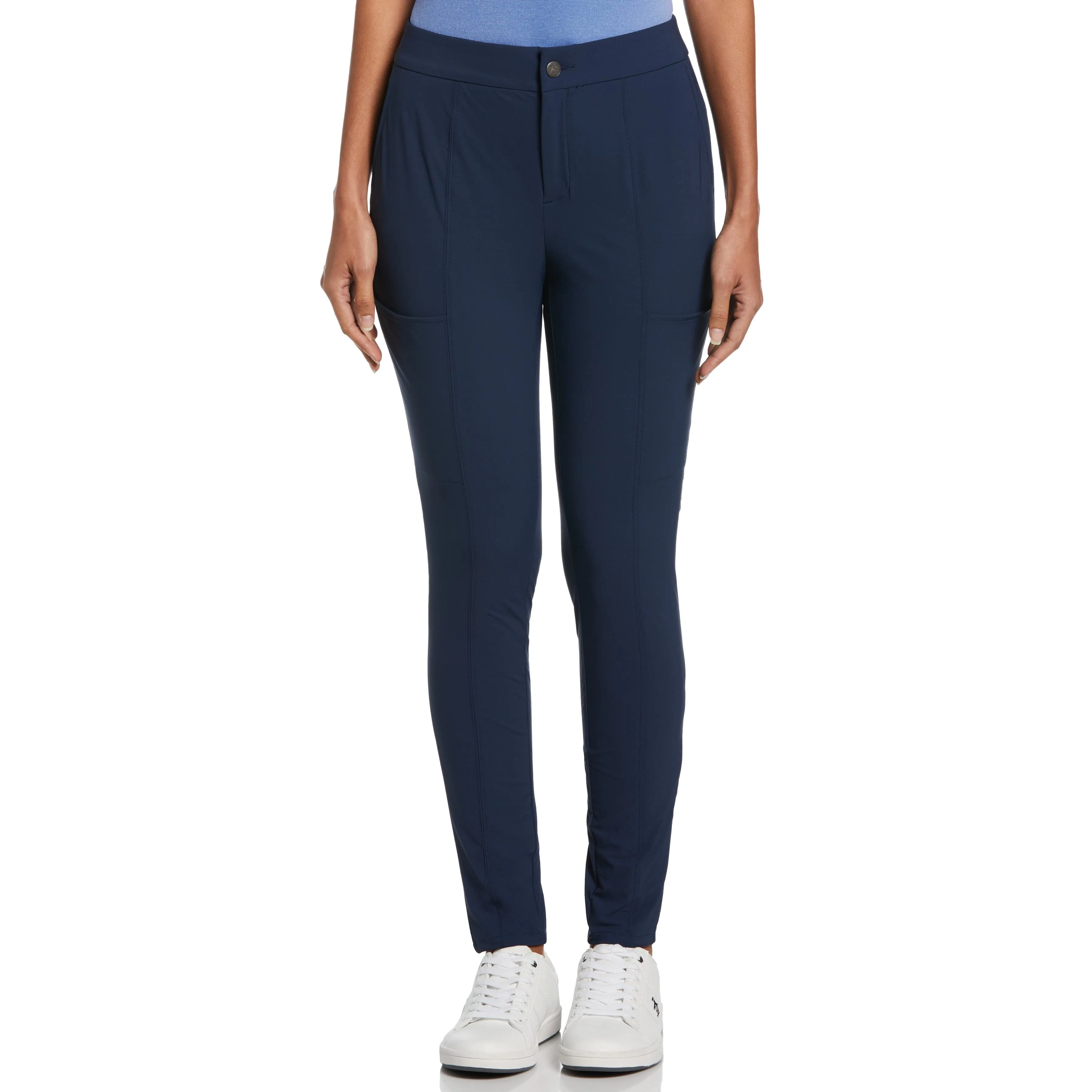 Womens Essential Dobby Back Slim Golf Trouser