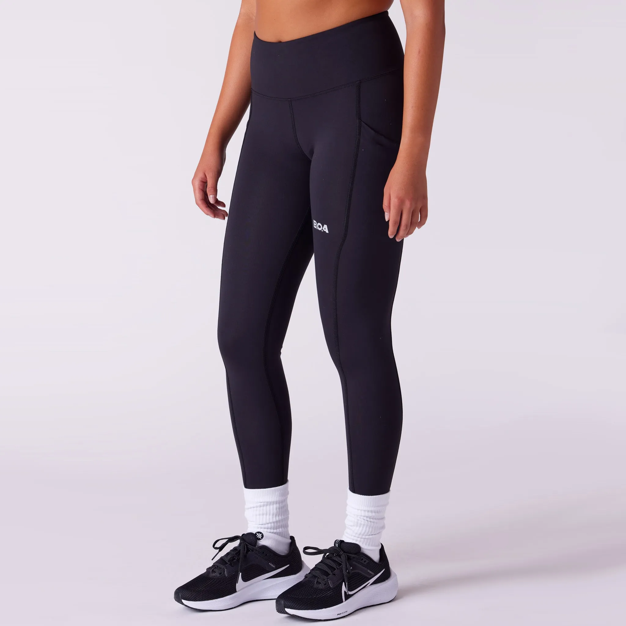 Women's Fly High Rise Full Length Legging - Black